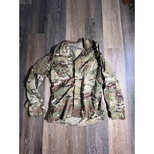US Military OCP Multicam Combat Coat Mens Small Regular Camo ACU Field Jacket EX